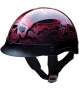 Half Helmet HCI 100-132 RED TRIBAL SKULL